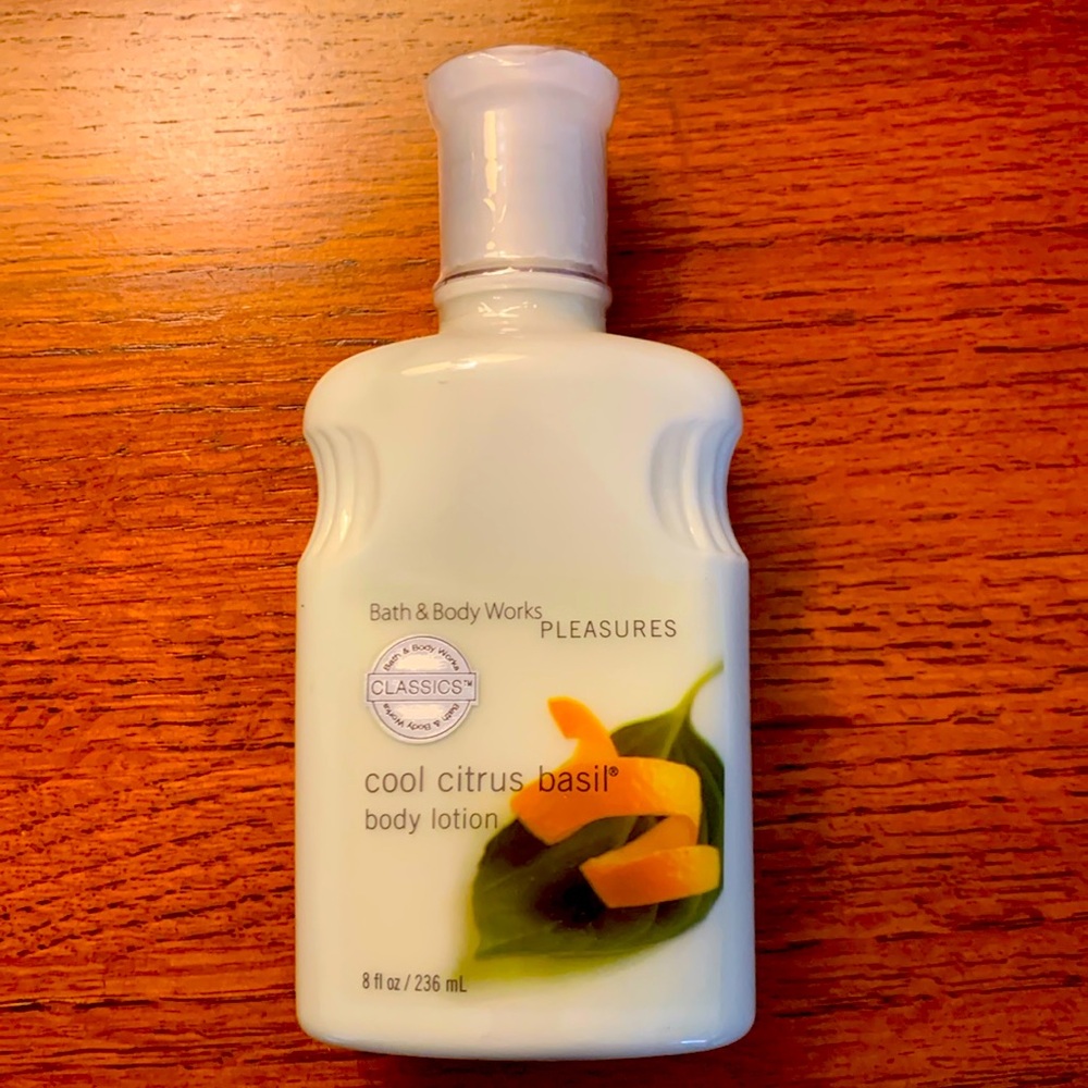 Bath & Body Works Cool Citrus Basil body lotion 8 fl oz *sealed*